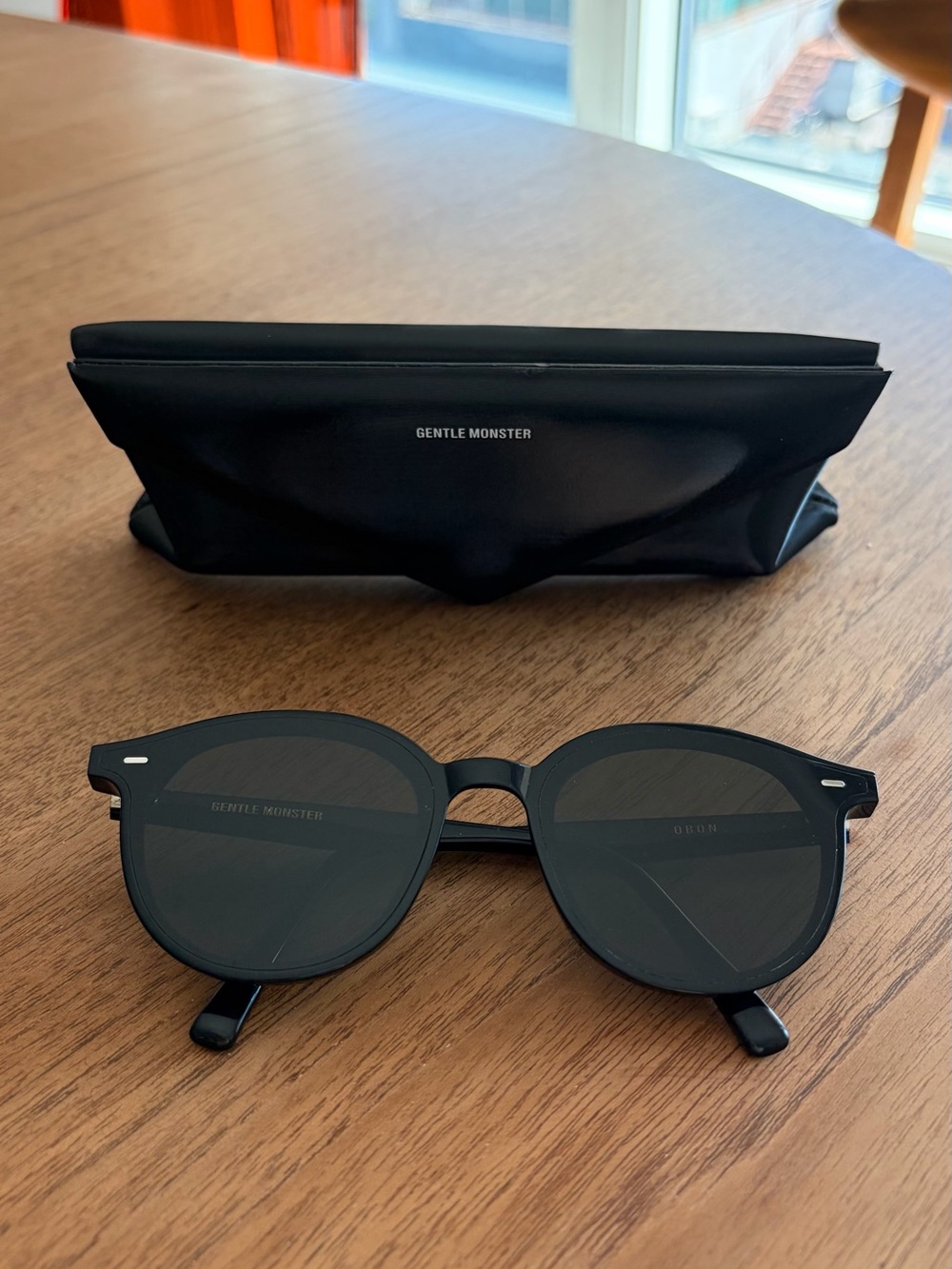 GENTLE MONSTER Black Obon Sunglasses